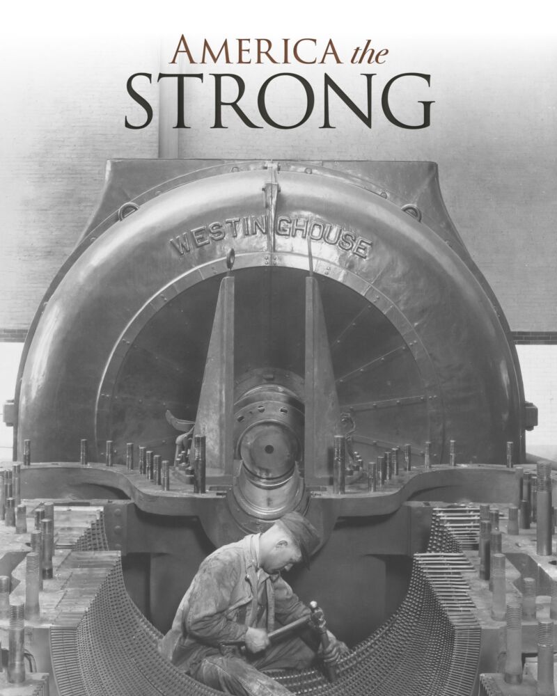 Image for the Tweet beginning: America the STRONG. 
Built by